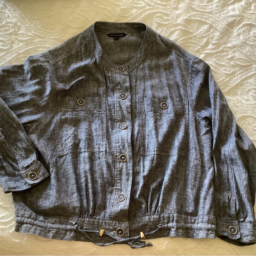 Zac and Rachel Lightweight Linen Jacket